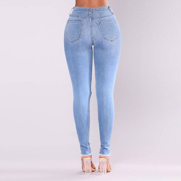 Ripped Rem denim Jeans | Light blue | Medium - Picture 3 of 3